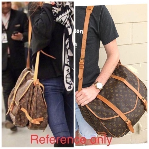 Louis Vuitton Monogram Saumur 43 Shoulder Bag 💼 AR8901 - Picture 1 of 16